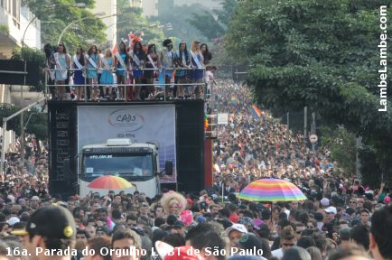 16a. Parada do Orgulho LGBT