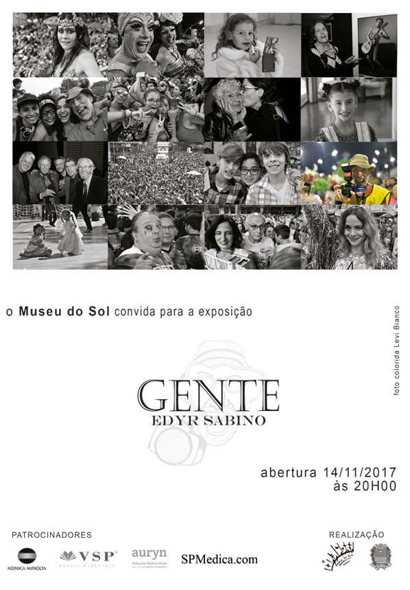 Gente, Museu do Sol 2017, Convite