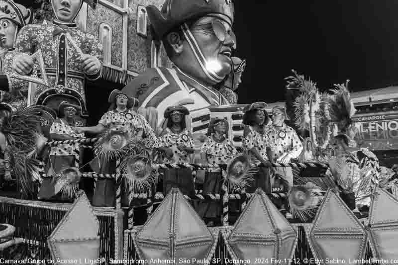 Desfile de DOMINGO das Escolas de Samba do Grupo de Acesso I da LigaSP, 11-fev-2024,